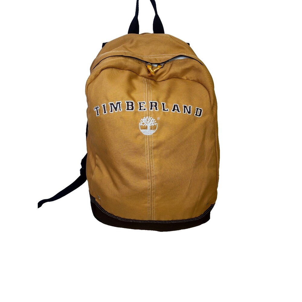 Timberland Backpack Gold Black 21"x19"x8" School Campus Hickling Back Pack